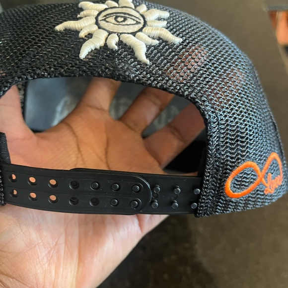 Black and Silver Godspeed Trucker Hat - Picture 3 of 4